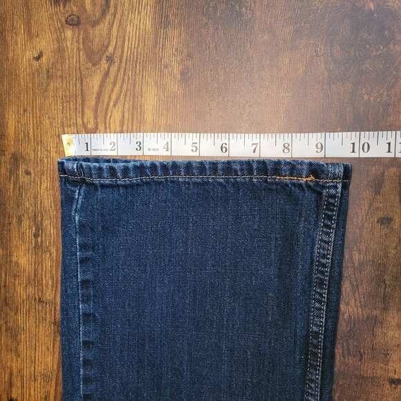 Levi's Jeans Mens 40x32 Slim 527 Bootcut Dark Wash Cotton Denim Western - Picture 10 of 10